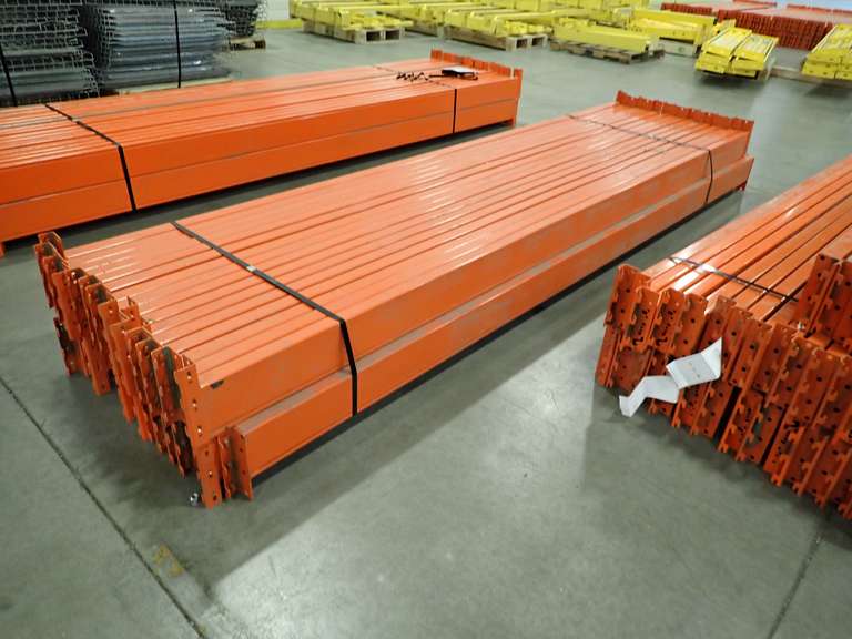 Lot of Approx. (33) Pallet Rack 12' Crossbeams.