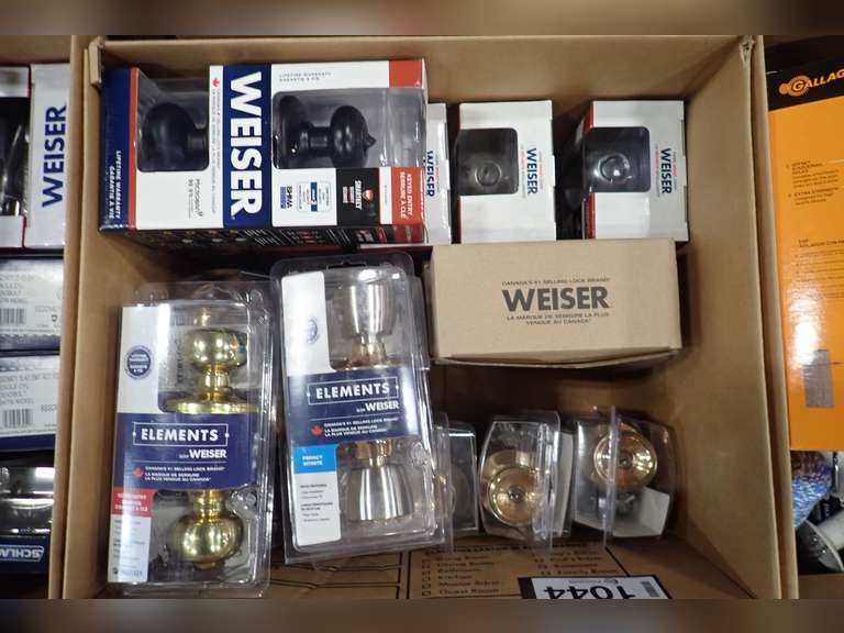 Lot of Approx. (20) Asst. Weiser Keyed Entry and Privacy Entry Sets.