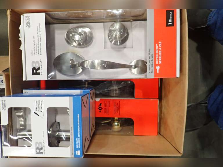 Lot of (6) Asst. Reliabilt Entry Sets.