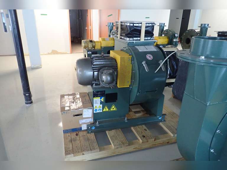 New York Blower rev b Size 18 Backward Inclined SWSI Class 3 PLR Arr-4 9800 CFM Blower.