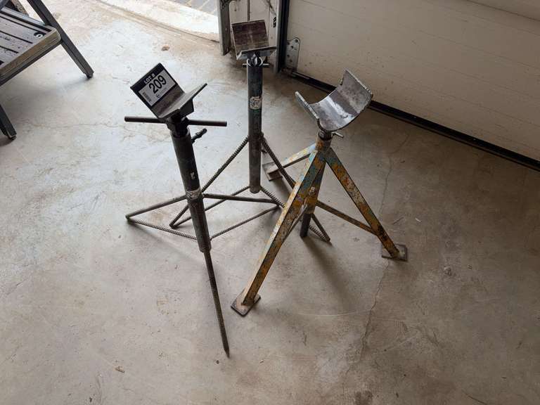 Lot of (3) Asst. Pipe Stands