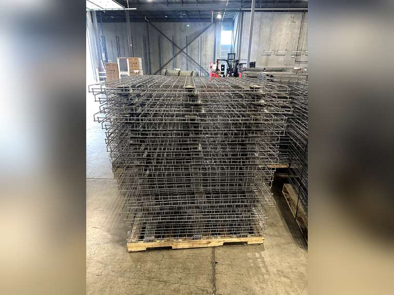 Lot of Approx. (50) 42" X 46” Wire Mesh Decking, Waterfall Style