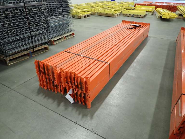 Lot of Approx. (32) Pallet Rack 12' Crossbeams.