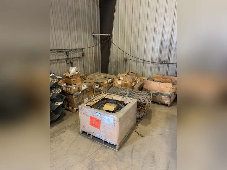 Lot of (6) Pallets of Asst. Stud Welder Consumables