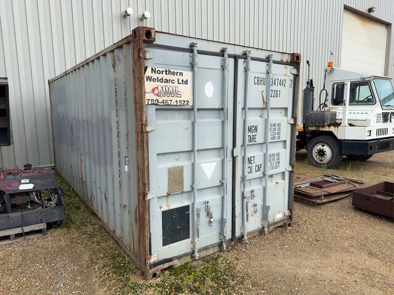 20’ Seacan w/ Wood Shelving