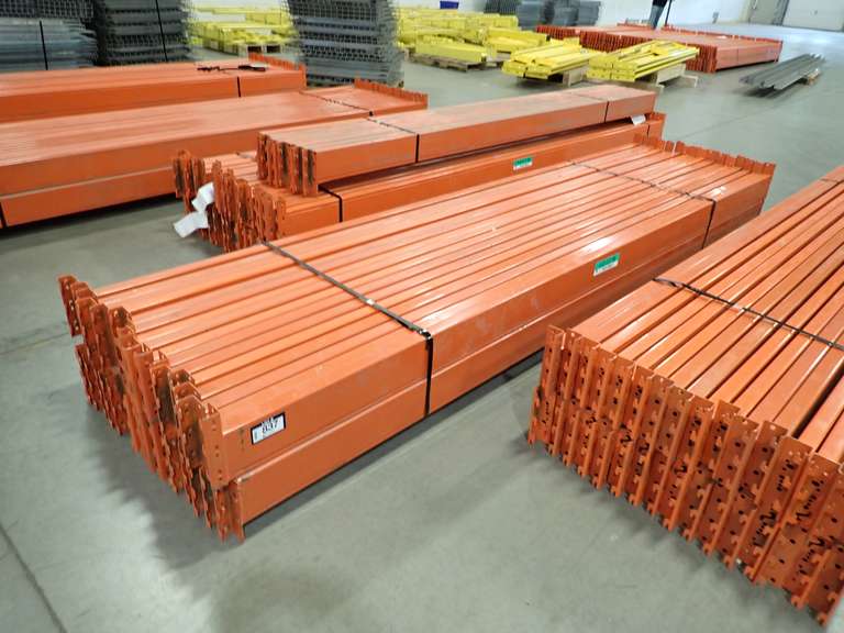 Lot of Approx. (32) Pallet Rack 12' Crossbeams.