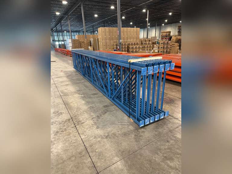 Lot of (11) 22' X 42" Unirack Pallet Rack Frames