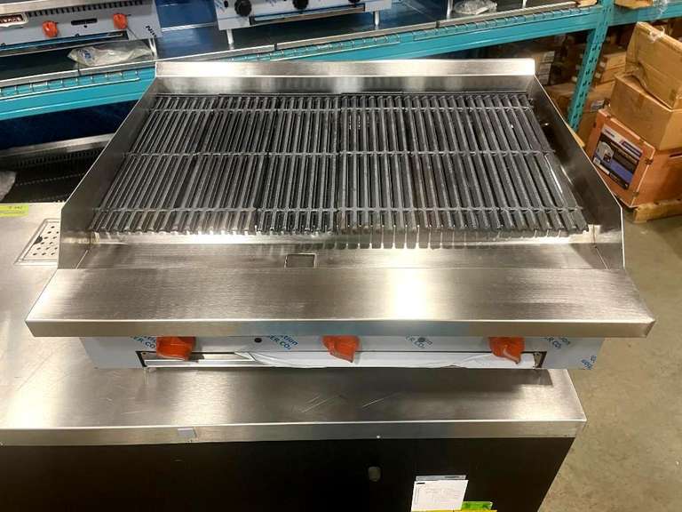 NEW SIERRA SRRB36 - 36" GAS RADIANT CHARBROILER