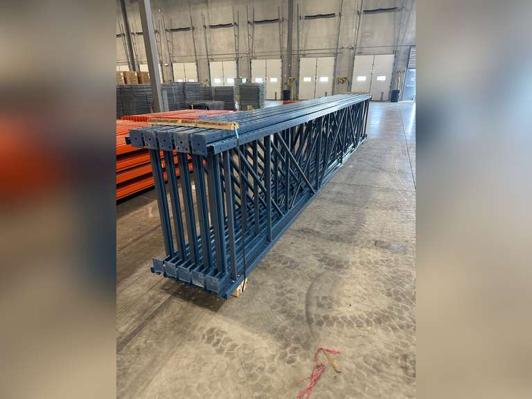 Lot of (11) 22' X 42" Unirack Pallet Rack Frames