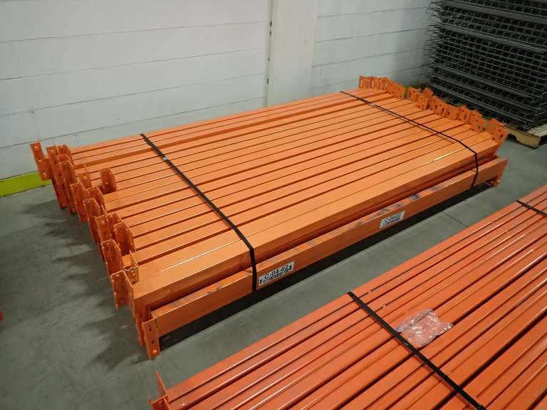 Lot of Approx. (32) Pallet Rack 8' Crossbeams.