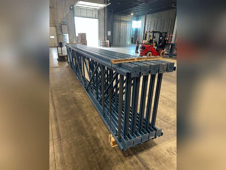 Lot of (11) 22' X 42" Unirack Pallet Rack Frames