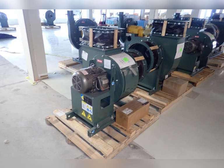 New York Blower EF-ATM-20 Size 15 Backward Inclined SWSI Class 2 PLR Arr-4 3500 CFM Blower.