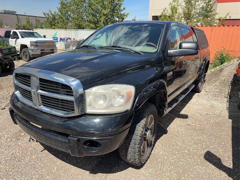 2008 Dodge Ram 2500 4X4 Pickup Truck, 389,608km Showing, C/W Canopy, VIN: 3D7KS29A78G157483