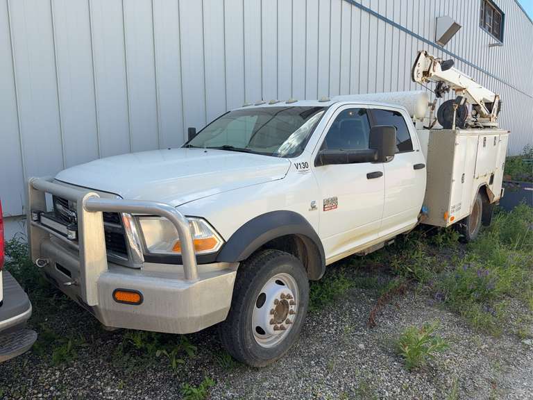 2012 Dodge Ram 4500 4X4 Service Truck, Cummins Turbo Diesel, 259,227km Showing, VIN: 3C7WDLEL4CG103024