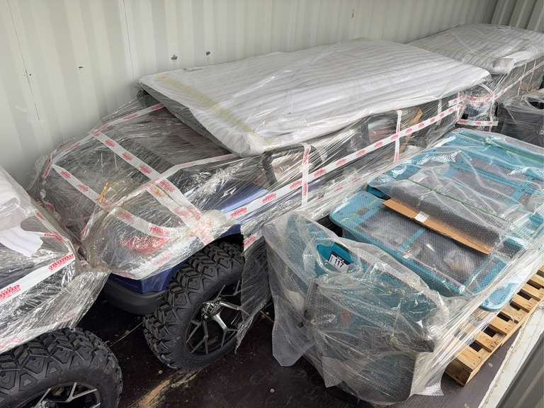 New Blue SDLANCH SDLGC80 4-Seat Electric Golf Cart *Not Built* - 4000W AC Electric Motor, 60V100AH B
