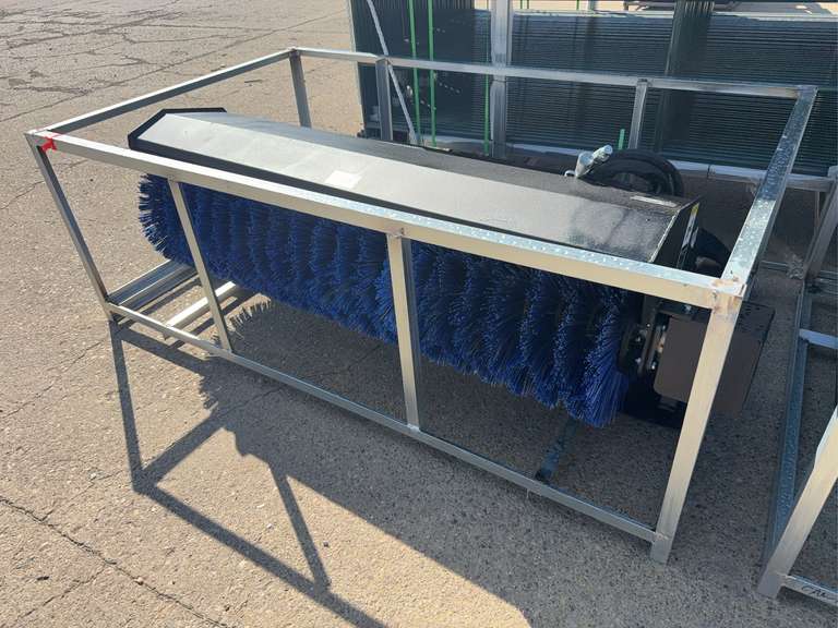72” Angle Broom Skid Steer Attachment