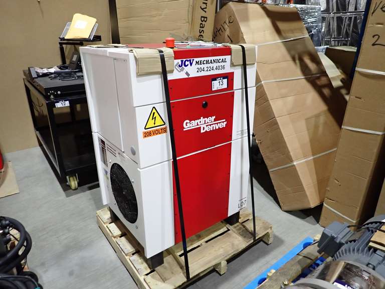 Gardner Denver L07-11D 10hp Rotary Screw Compressor.
