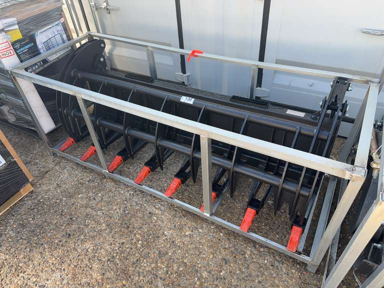 78” Heavy Grass Fork Grapple Skid Steer Attachment