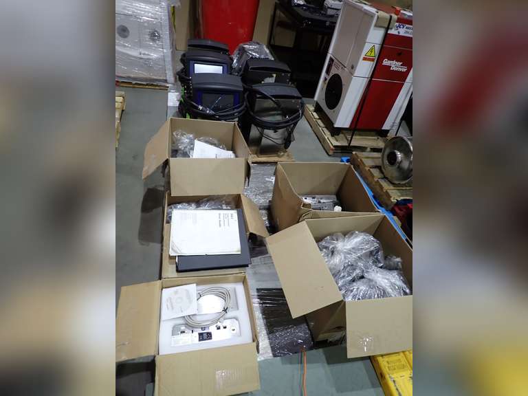 Lot of (6) VideoJet 1650 Ultra High Speed Continuous Inkjet and Asst. Parts.