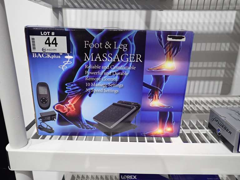 Back Plus Foot & Leg Massager.