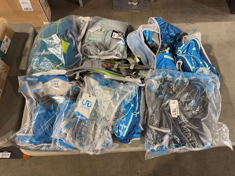 Lot of (7) Asst. Hydration Vests, etc.