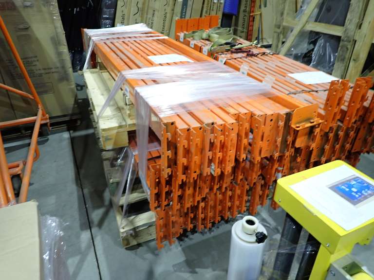 Lot of (44) 8' Pallet Racking Crossbeams.