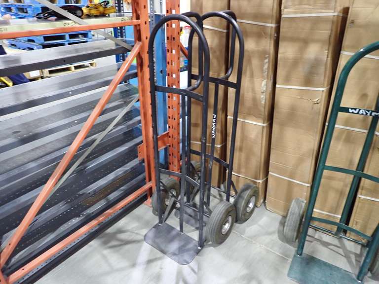 Lot of (2) Pneumatic Wheel 2-wheel Hand Trucks.