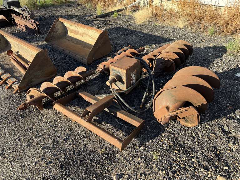 Auger Skid Steer Attachment