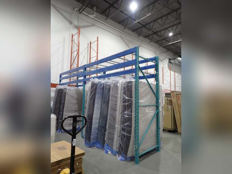 Lot of 42" x 9' Pallet Racking-BUYERS RESPONSIBLE FOR TEARDOWN.