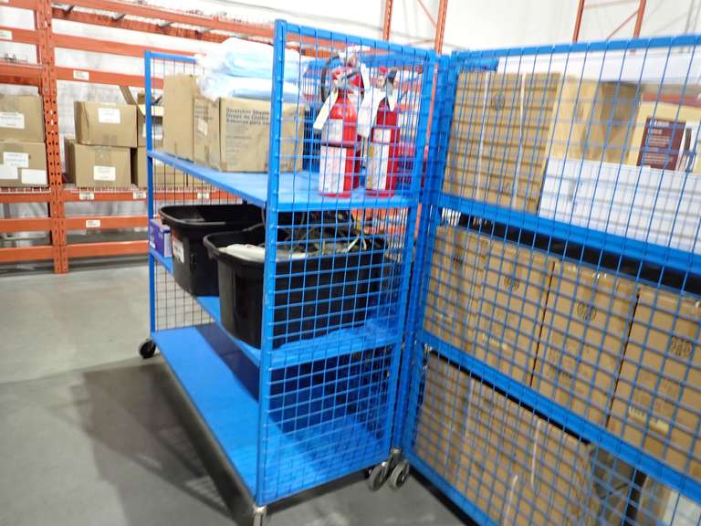 3-tier Warehouse Pick Cart- CONTENTS NOT INCLUDED.