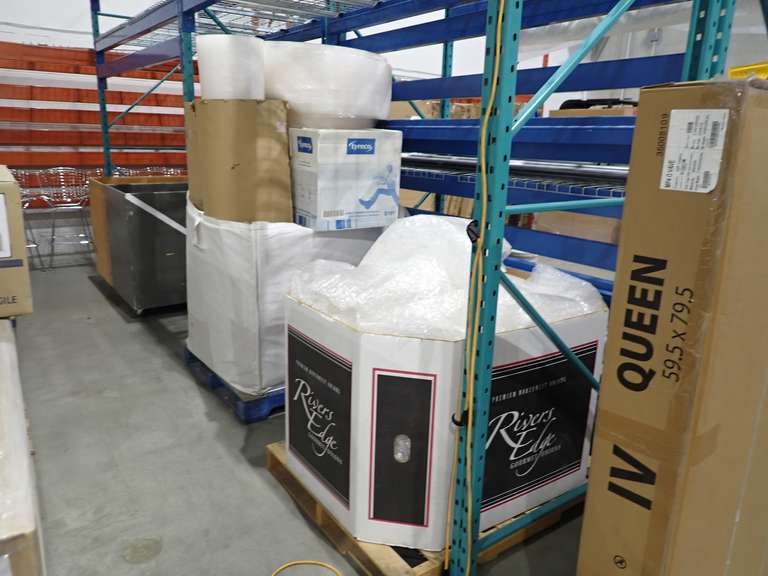 Lot of (2) Pallets Asst. Bubble Wrap and Cardboard Packing Supplies.