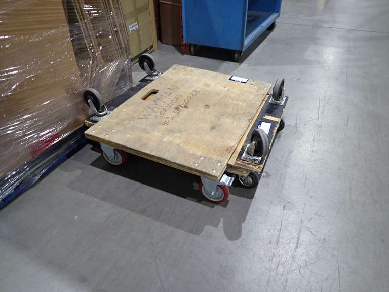 Lot of (3) 4-Wheel Dollies- USING FOR LOADOUT, CANNOT BE REMOVED UNTIL FRI SEPT. 25 @ 3PM.