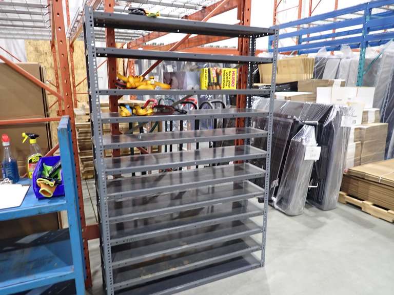 Metal Shelving Unit- CONTENTS NOT INCLUDED.