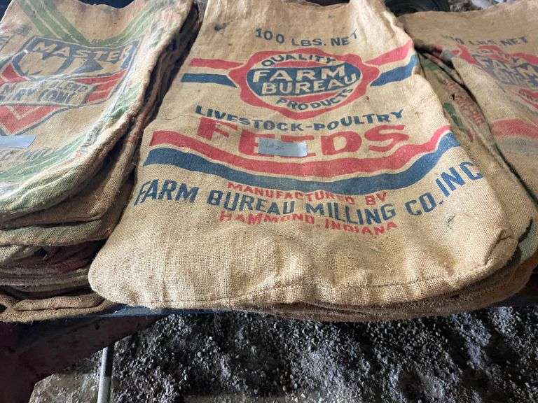24 Burlap Bags