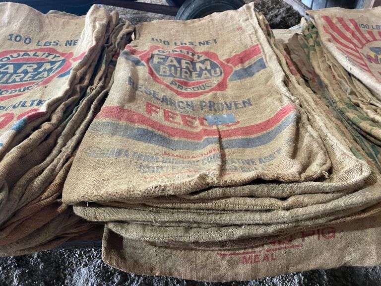 23 Burlap Bags
