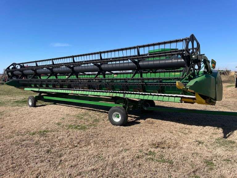 2010 John Deere 635F and Wagon