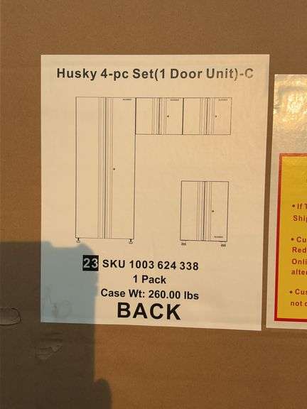 Husky 4-pc cabinet set