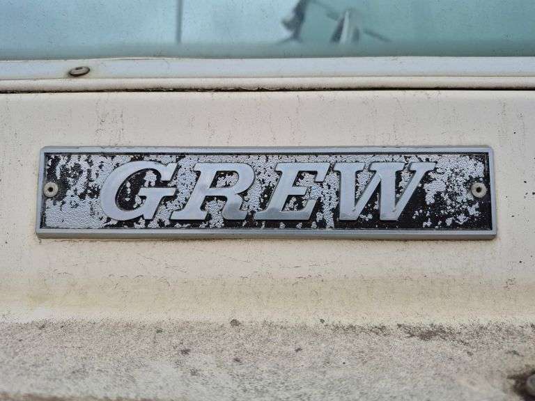 1969 Grew SS195 Motor Boat & Trailer