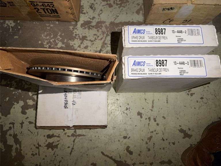 Brake Rotors(2x),Brake Drum(2x),Assrt. Gaskets