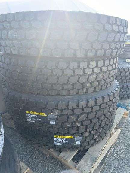 Black Hawk Tires 11R24.5 (Unused 4x)