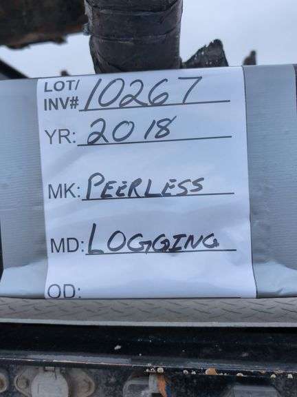 2018 Peerless B-Train SWLLP-77-B-50-2W T/A Logging Trailer