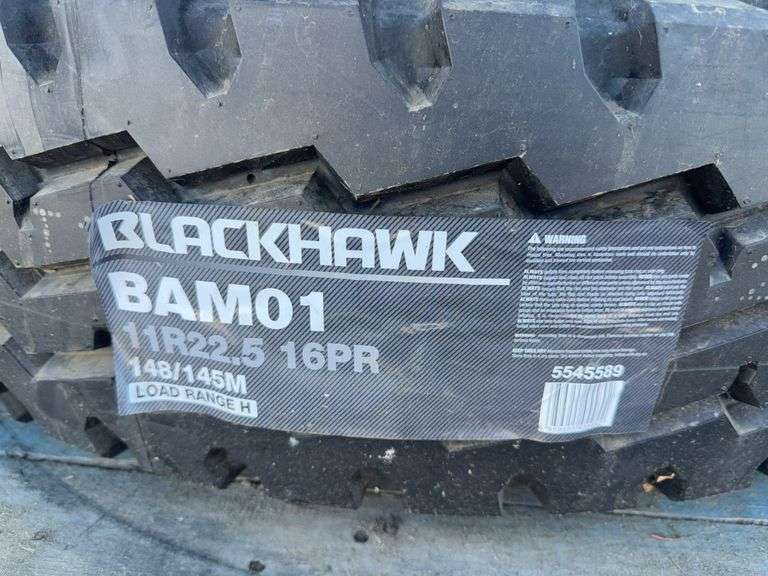 Black Hawk Tires 11R22.5 (Unused 4x)