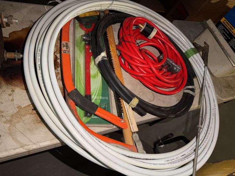 Heavy Duty Ext. Cord,Frame Bow Saw,Super Pex,Portable Work Bench,Bench Vise