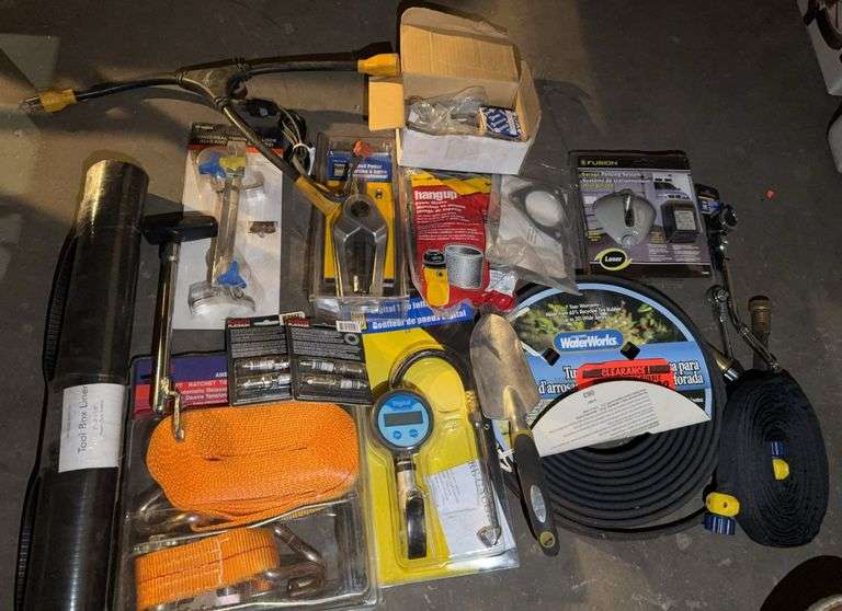 Assorted Tools, Hose, etc.