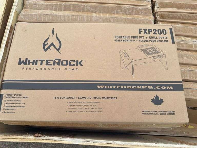 FXP200 Portable Fire Pit+ Grill Plate (Unused)