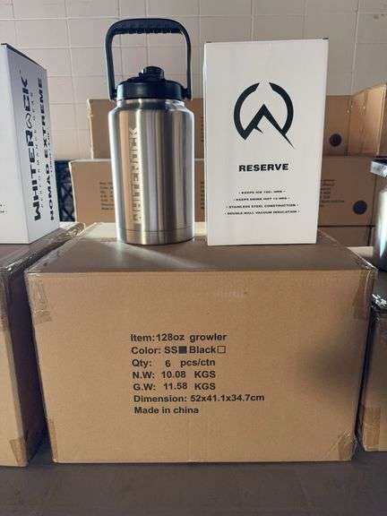 White Rock Stainless 136oz Nomad X Tumbler (Unused x6)