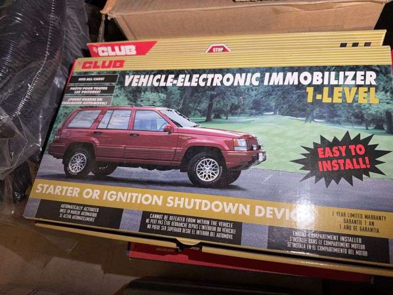 Car Polisher, Ignition Shutdown Device, Box of Engine Tune up Oil