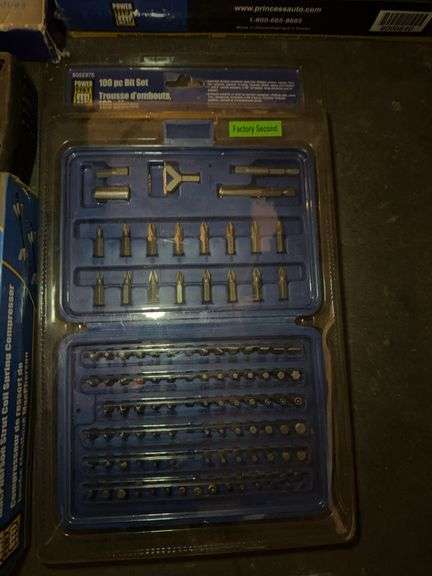 Drill Bit Set, Spring Compressors, Bungee Strap, Tap & Die Set