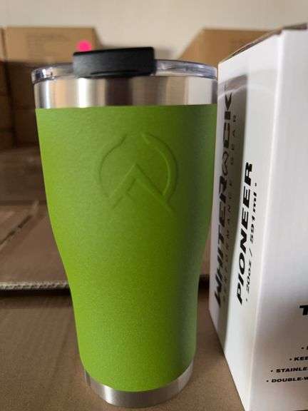 WhiteRock Forest Green 20oz Pioneer Tumbler (Unused x25)