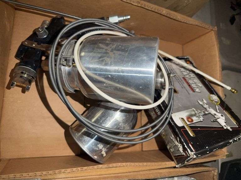 Miller RFCS-14 HD Foot Pedal, Spray Gun, Water Temp Controller & Misc